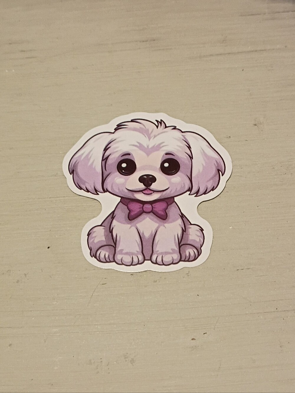 10/$10 Stickers Decal - Maltese Puppy Kawaii Animal Sticker - Brand New